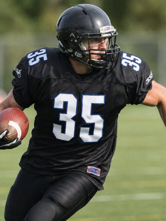 SSP Sports Safety Products Other - SSP Pro 52 Football Practice Jersey #35 Black Adult Made in Canada | Size Pro 52